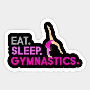 Eat, Sleep, Gymnastics ft Aliya Mustafina Sticker